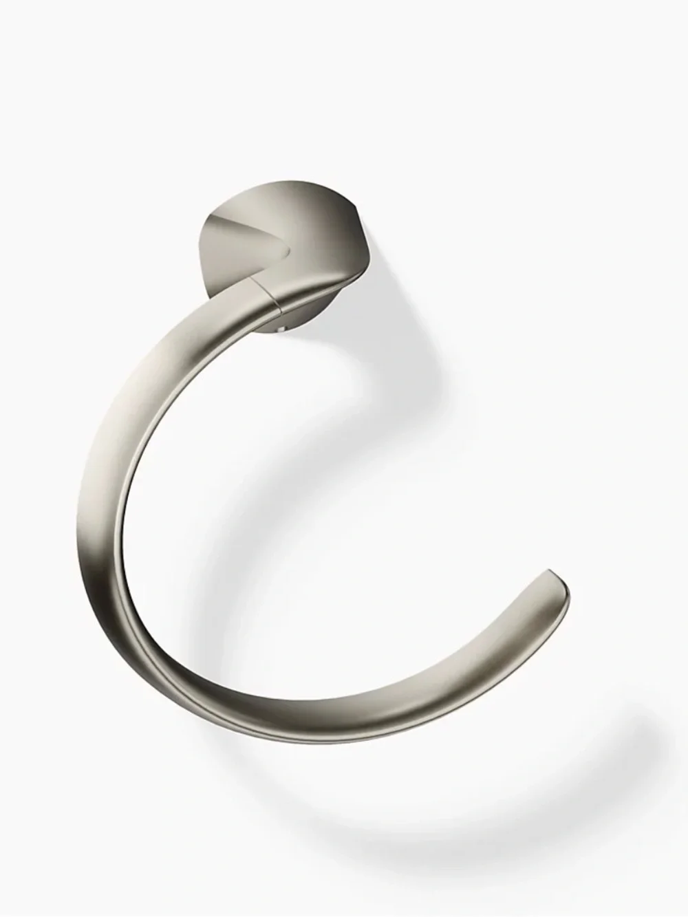 NEW Kohler Avail Brushed Nickel Towel Ring